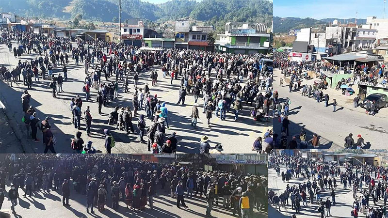 Cuatro puntos de la carretera Interamericana se encuentran bloqueados por Alcaldía Indígena
