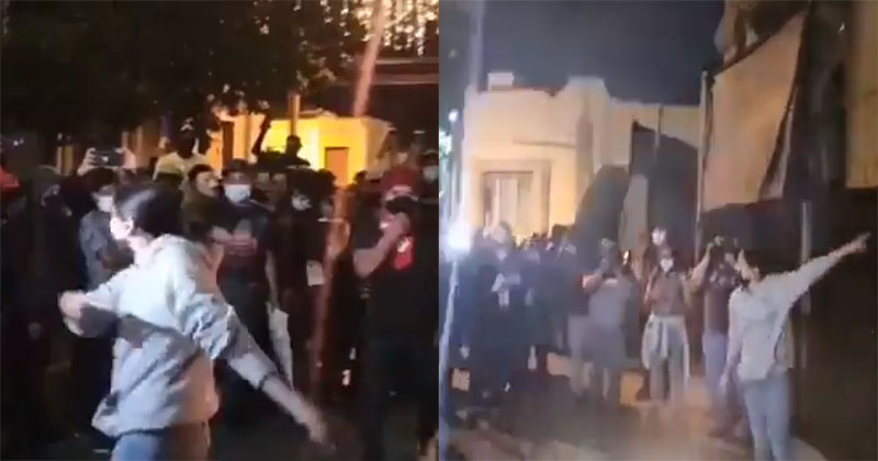 Joven recibe insultos al tratar de enfrentar a infiltrados