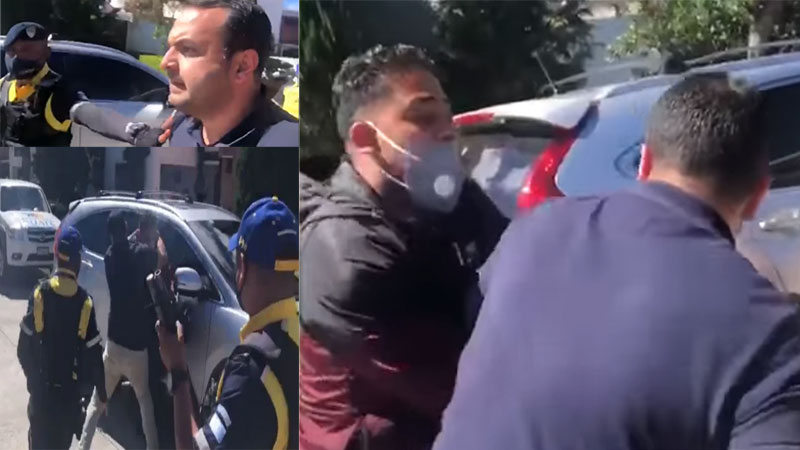 Suspenden a tres agentes por no intervenir en agresión a periodista 