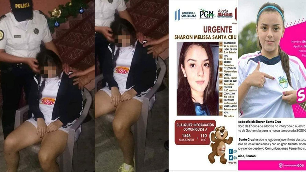 Localizan a Sharon Melissa, ella se encontraba desorientada en Río Dulce