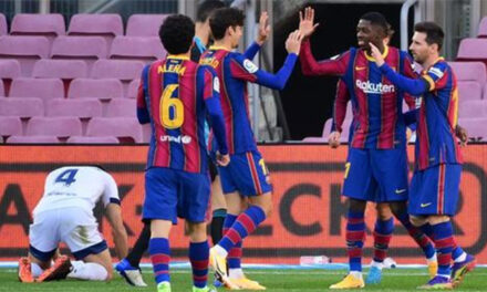 Champions: Barcelona golea y avanza como líder de grupo