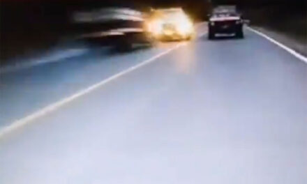 VÍDEO: Cámara de un auto graba el momento de un accidente en la ruta Interamericana