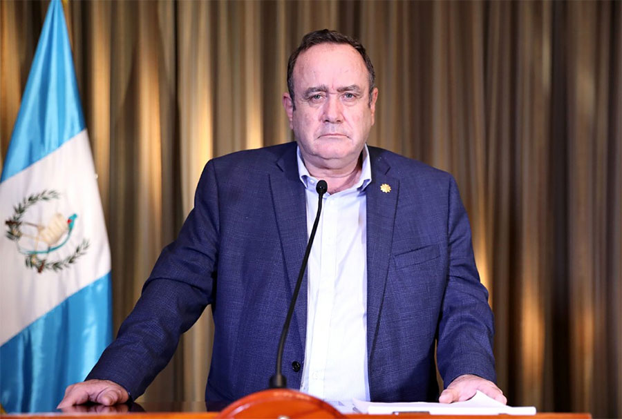 Giammattei convoca a conferencia de prensa este viernes