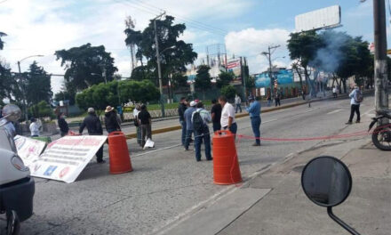 Alerta: Participantes de la manifestación cierran paso en avenida Petapa