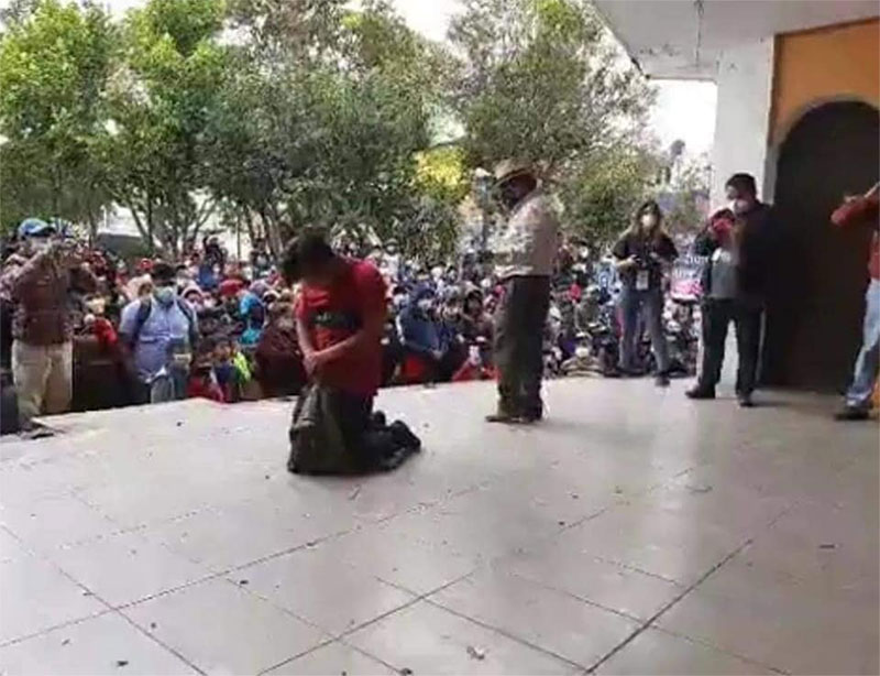 Quiche: Azotan a jóvenes que le roban Q70 mil a un anciano