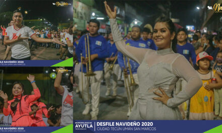 San Marcos: Desfile navideño 2020 sin mascarilla ni distanciamiento