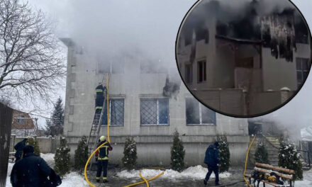 VIDEO: 15 Muertos en Ucrania por incendio en asilo de ancianos