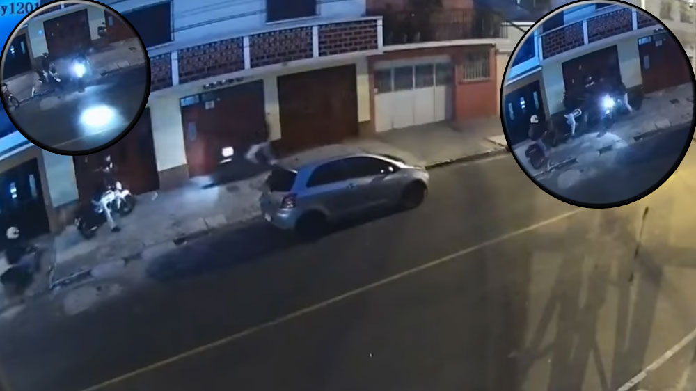 VIDEO: Así asaltan 3 motoristas a peatones en la zona 11