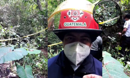 VIDEO: Una mujer es localizada sin vida al fondo un barranco en San Lucas Sacatepéquez