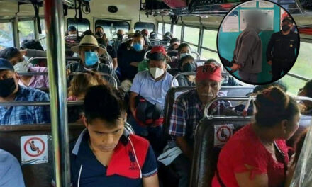 Capturan a piloto y el bus es llevado al predio por no cumplir con protocolos sanitarios