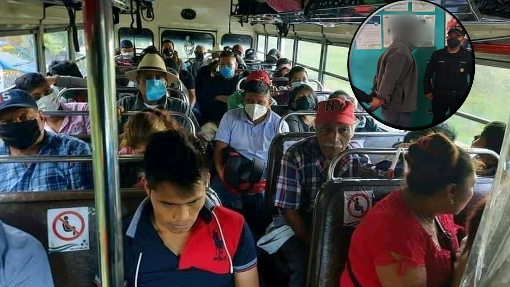 Capturan a piloto y el bus es llevado al predio por no cumplir con protocolos sanitarios