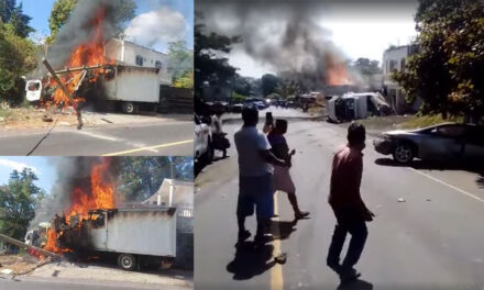 VÍDEO: Choque frontal de dos camiones deja una persona fallecida en Ruta al Pacifico