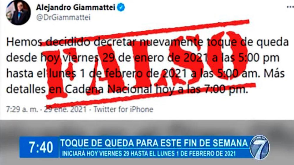 VIDEO: Presidente Giammattei desmiente sobre el toque de queda para fin de semana 