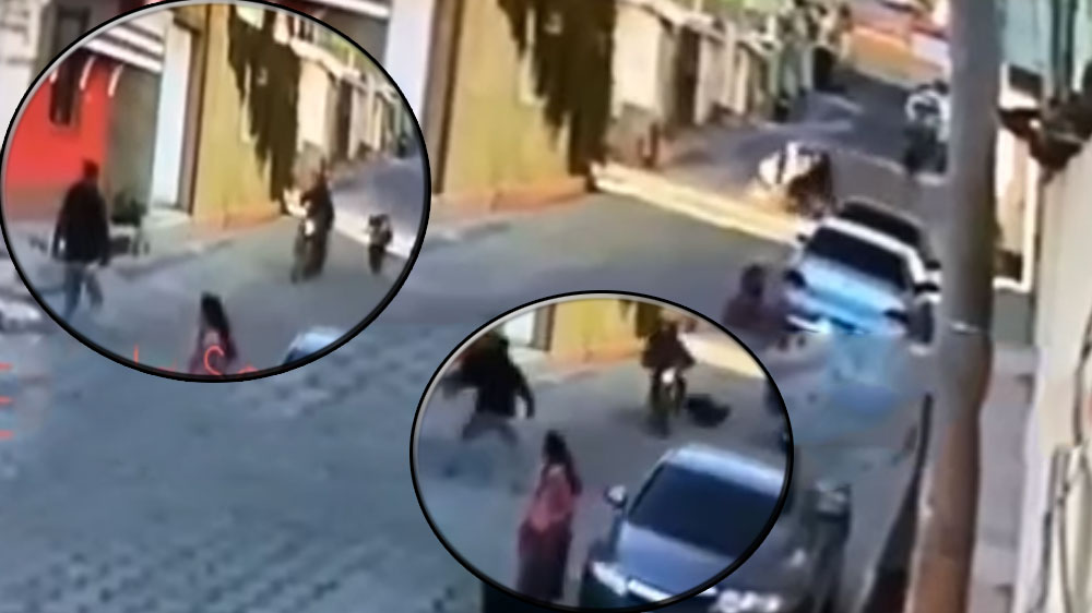 VIDEO: Motoladrones le arrebatan sus pertenencias a un anciano