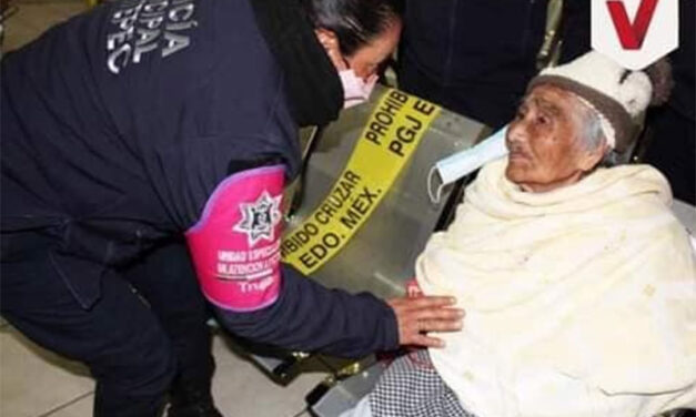 Abuelita fue golpeada y abandonada por sus familiares