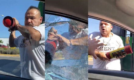 VÍDEO: Chofer se enfureció luego de que el conductor le pidiera que no tirara basura en la calle