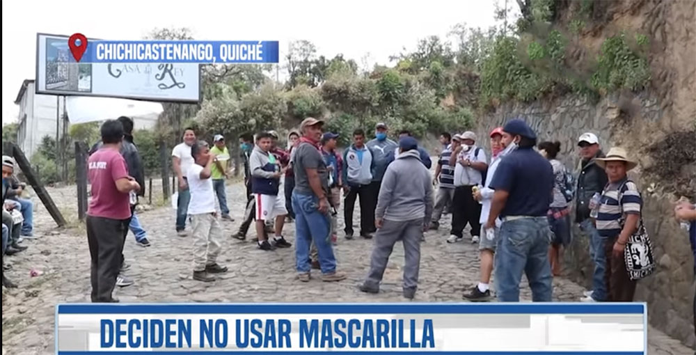 VÍDEO: Tres Comunidades de Quiché creen que el Covid-19 no existe, ya no usarán mascarilla ni distanciamiento