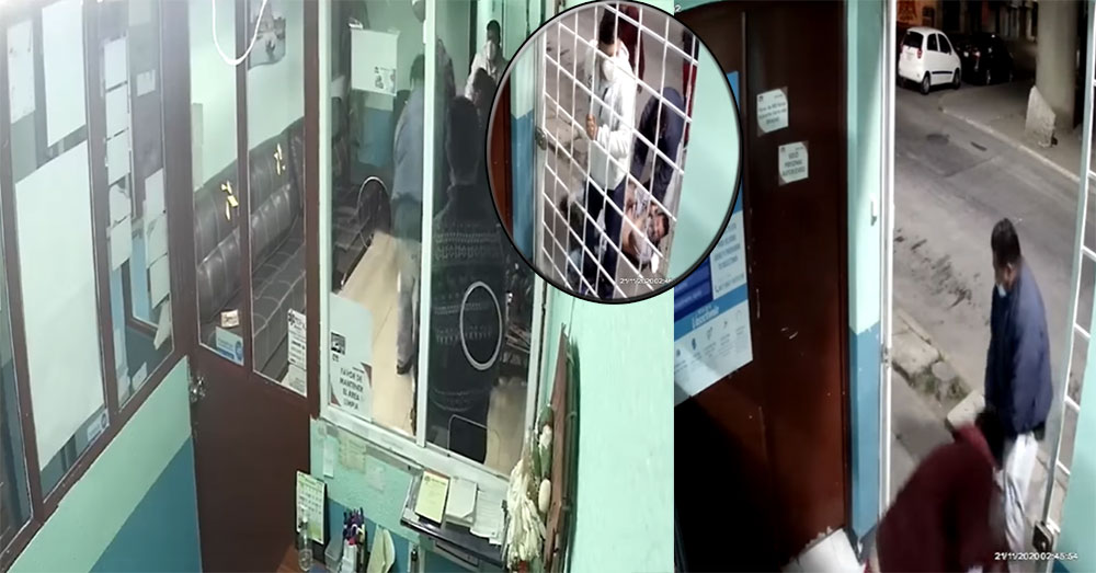 VIDEO: Doctor es golpeado en un centro asistencial tras la muerte de una joven