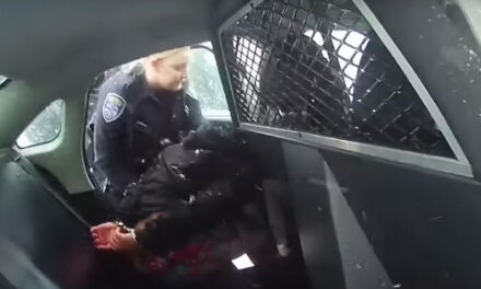 VIDEO: Policía le rocía gas pimiento a niña de 9 años por hacer berrinche