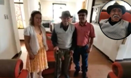 VIDEO: Abuelito cumple 119 años de edad en San Marcos