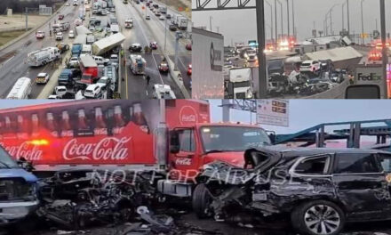 VIDEO: Choque masivo deja seis personas muertas en Texas