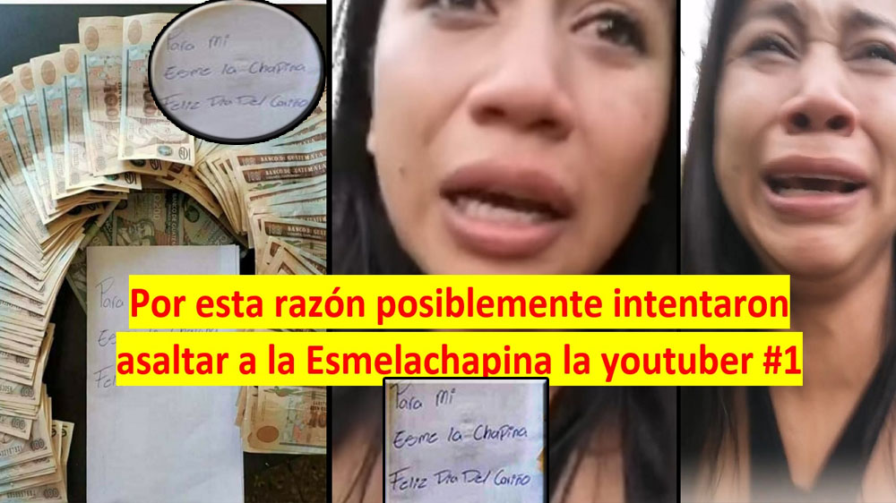 “Esme la Chapina” recibe Q80 mil de regalo por el día del Cariño MP Investiga el caso