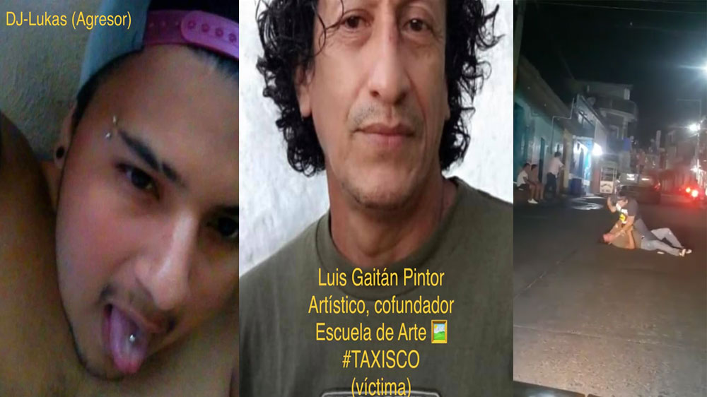 Santa Rosa: Trabajador de un canal de televisión agrede una persona en la vía pública (Video)
