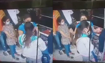 Varias mujeres entran a un negocio y roban celulares en Quetzaltenango (Video)
