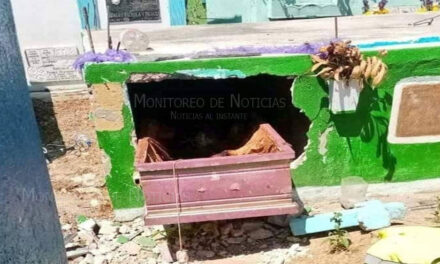 TERROR | Destrozan tumba y se roban cadáver de señora que falleció el año pasado