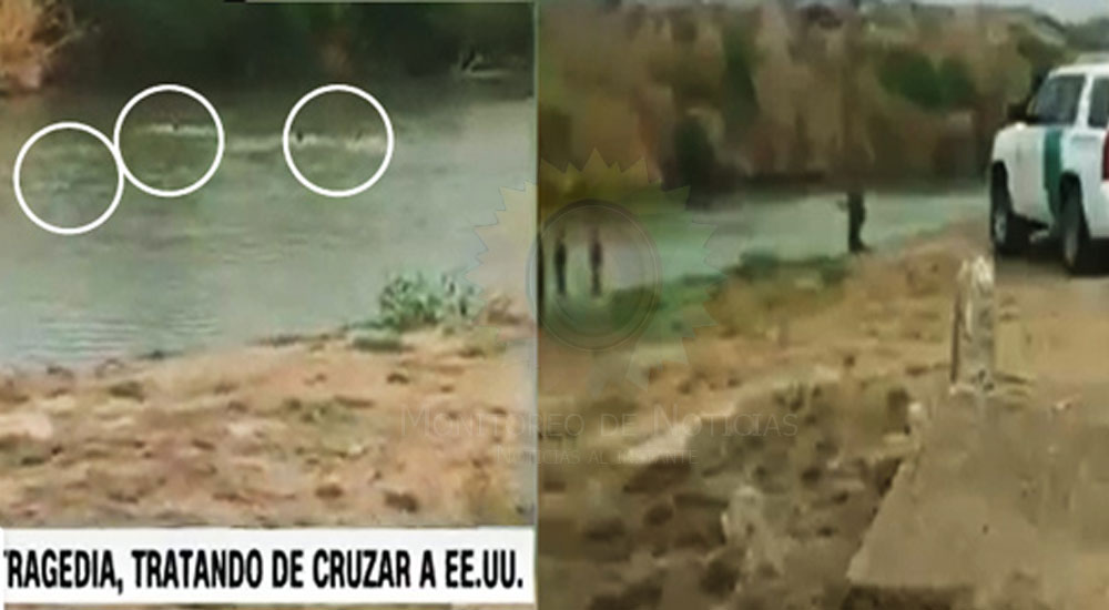 VIDEO: Inmigrantes mueren ahogados y patrulla fronteriza observa cómo se hunden