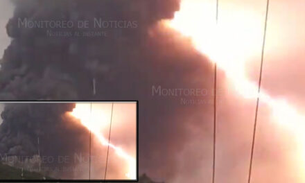 Fuerte erupción con actividad eléctrica del Volcán de Pacaya (Video)