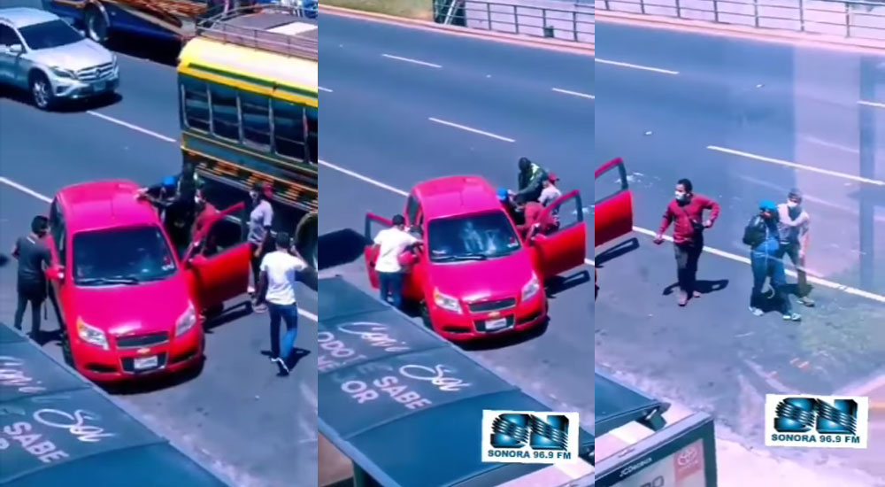 VIDEO: PNC encubiertos organizaron una trampa para extorsionista en Zona 10