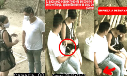 VIDEO: Conoció a una mujer en redes sociales y la duerme con un chocolate en la cita