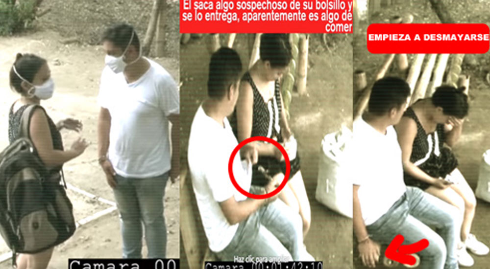 VIDEO: Conoció a una mujer en redes sociales y la duerme con un chocolate en la cita