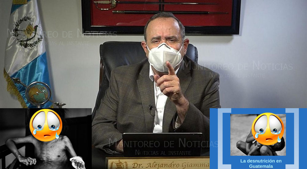 Giammattei dice que cuentahabientes podrían donar sus “centavitos” para combatir la desnutrición en Guatemala