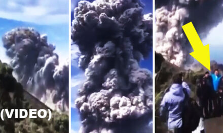 VIDEO: Familia capta enorme Erupción del volcán de Pacaya