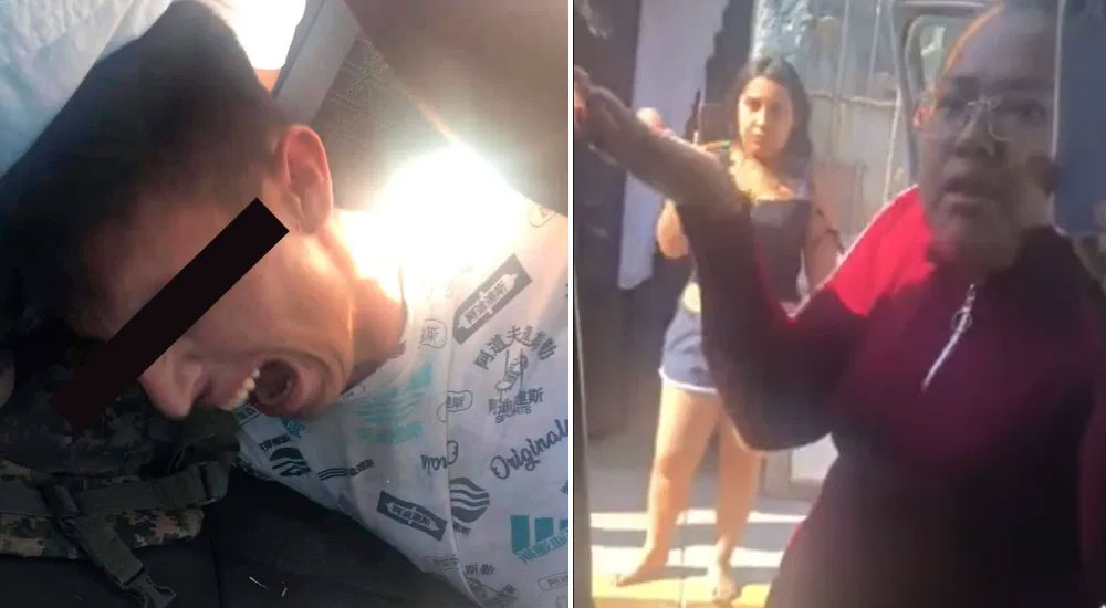 “Roba pero es buen muchacho”: familiares defienden a asaltante detenido por vecinos (Video)