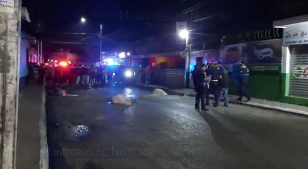 Ataque armado deja tres personas fallecida en San Miguel Petapa (Video)