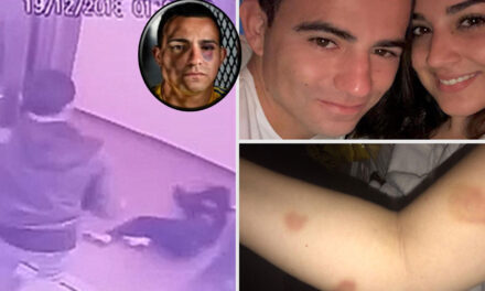 Lo denuncia por violencia y lo logra encarcelar: Andrea Aparicio visita a su ex Marco Pappa (Video)