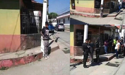 ALTA VERAPAZ: Presunto ladrón menor de edad es amarrado a un poste