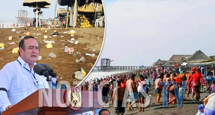 Giammattei: “En lugar de ver playas llenas de basura, veamos gente feliz sin encierro”