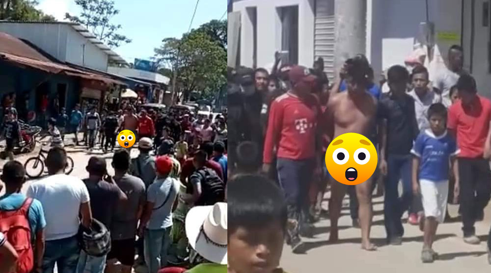 ALTA VERAPAZ: Pobladores azotan a prestamistas por amenazar de muerte a clientes (Videos)