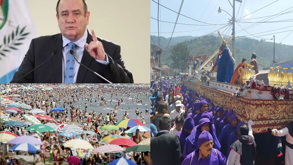Giammattei confirma que Procesiones quedan descartadas pero Playas si habrán (VIDEO)