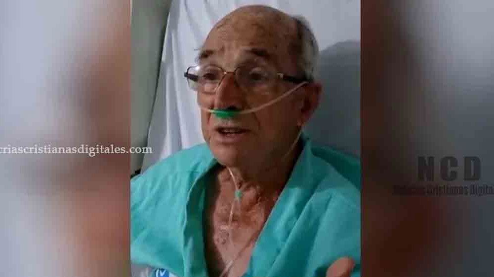 Anciano de 81 años con Covid-19 canta alabanzas para alabar a Dios