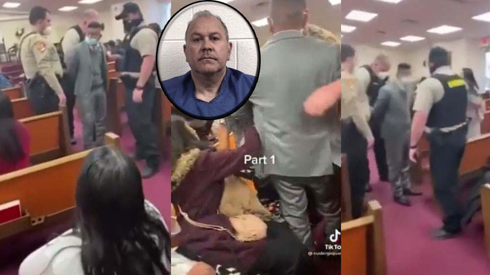Pastor es detenido durante un culto por abusar de varias menores de su congregación (Video)
