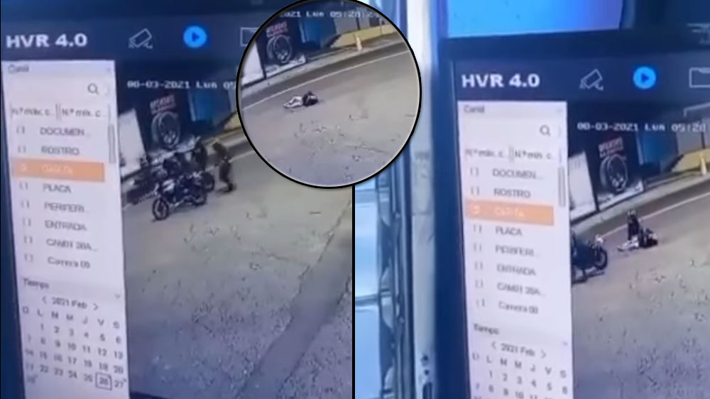 Video revela cómo asesinaron a motorista de 25 años y le quitaron la moto en la zona 7