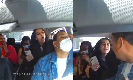 Mujeres tosen sin mascarilla y agreden a conductor porque no les brindó servicio (Video)