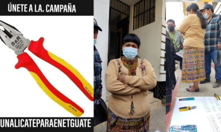 “Un alicate para Energuate” Lanzan campaña en apoyo a Caferina Xaminez