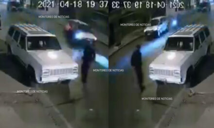 Taxista se precipita y atropella a motorista en colonia la florida (Video)