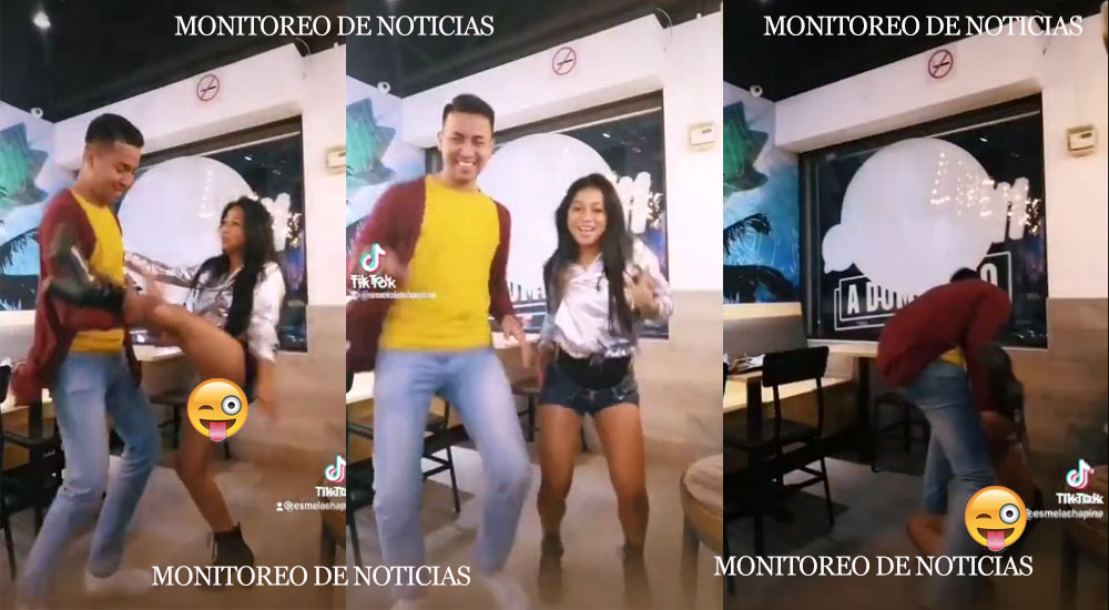 Esme la Chapina deja ver de más en sus clases de baile (Video)